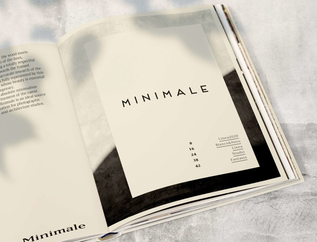 Catalogo Minimale - Rosini Cornici - Aste artigianali ingrosso